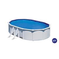 Pool-set Fidji - Weiß, KONVENTIONELL, Metall (610/375/120cm) - Gre