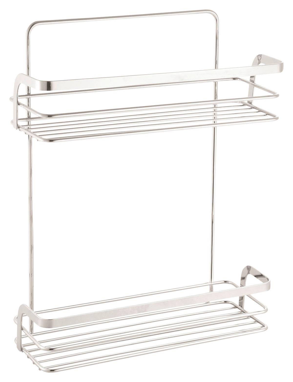 Regal Riley - Chromfarben, KONVENTIONELL, Metall (35/26,4/10,5cm) - Spirella