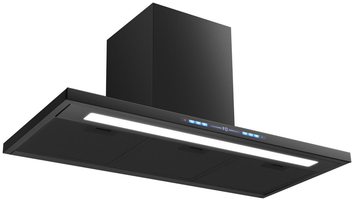 Dunstabzugshaube Wt3-90-A+br - Schwarz, Basics, Metall (89,8/101,50/41cm) - PKM