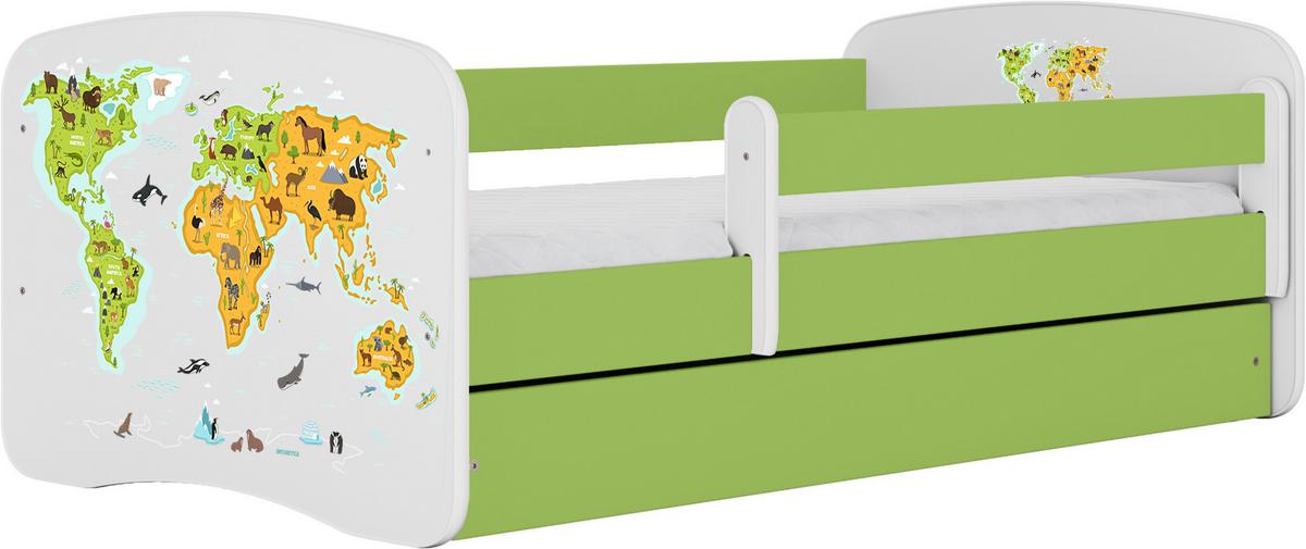 Kinder-/Juniorbett Babydreams inkl. Matratze 80x160 - Birkefarben/Weiß, MODERN, Holz/Holzwerkstoff (80/160cm) - MID.YOU