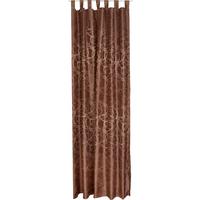 Kombi Készfüggöny Linda - barna, Konventionell, textil (140/255cm)