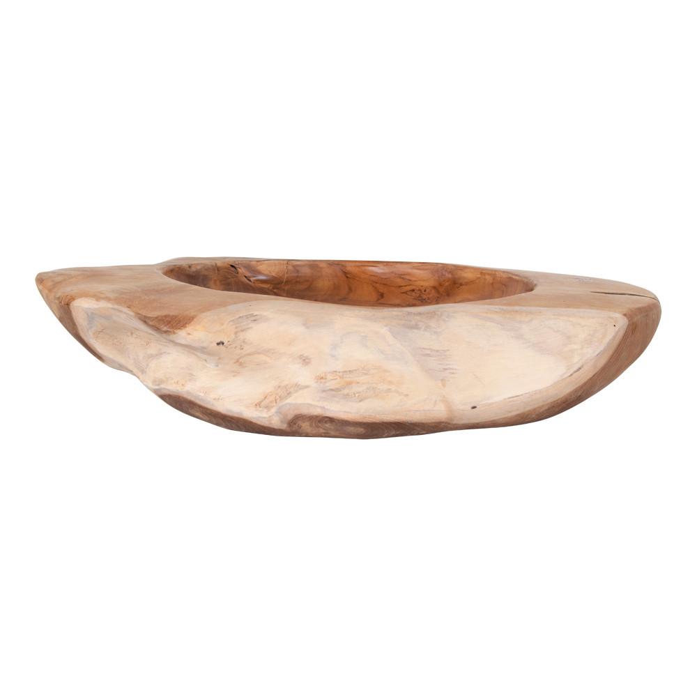 Obstschale Rio Teakfarben B: 40 cm - Teakfarben, Design, Holz (40/12/40cm)