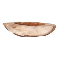 Obstschale Rio Teakfarben B: 40 Cm - Teakfarben, Design, Holz (40/12/40cm)