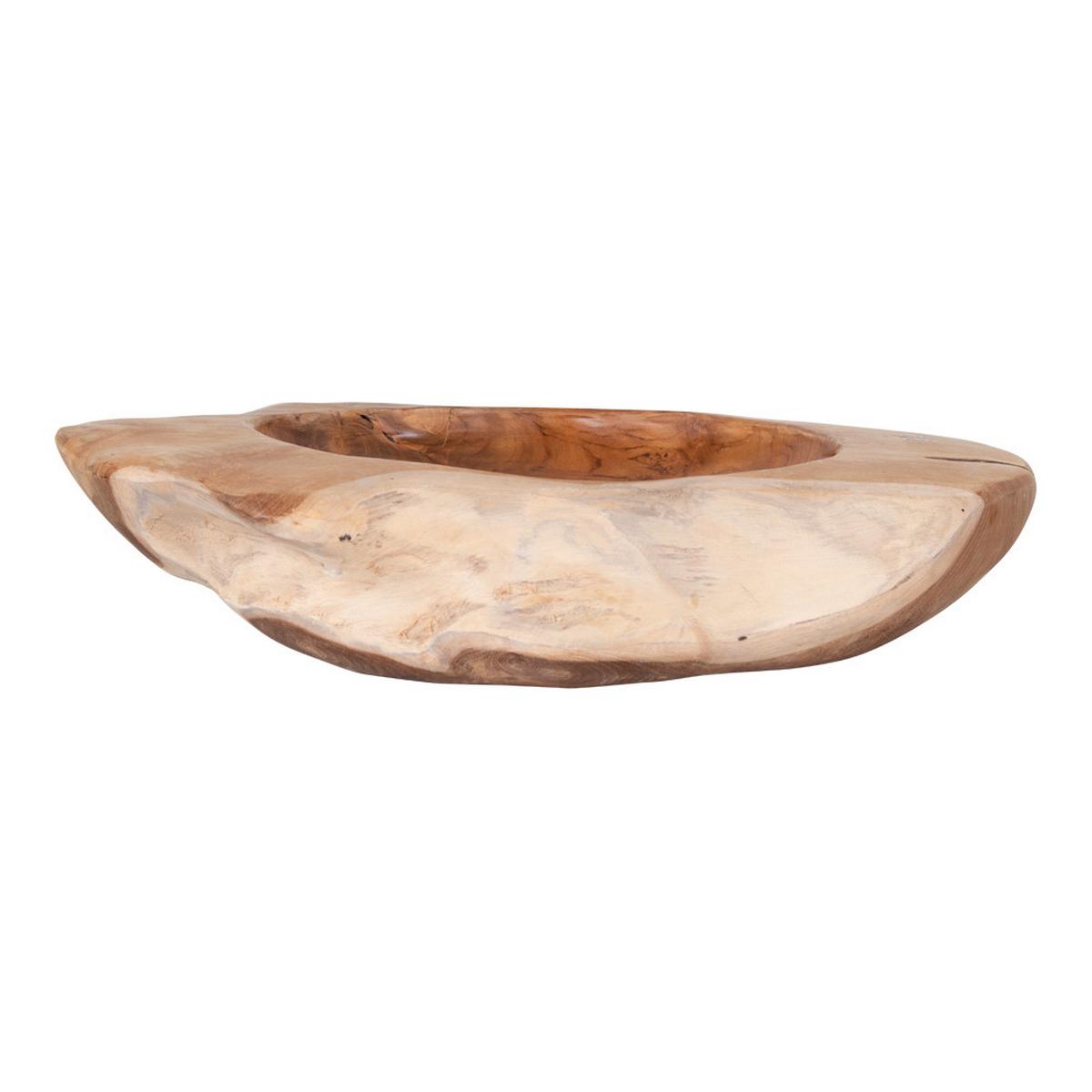 Obstschale Rio Teakfarben B: 40 Cm - Teakfarben, Design, Holz (40/12/40cm)
