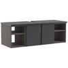 Hängender Waschbecken- Unterschrank Arosa B: 120 cm - Graphitfarben/Grau, MODERN, Holzwerkstoff (120/41/47cm) - Held