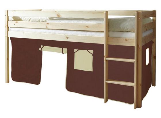 Spielbett Malte 90x200 cm Braun/Beige - Beige/Braun, Natur, Holz (90/200cm) - MID.YOU Spielbett Malte 90x200 cm Braun/Beige - Beige/Braun, Natur, Holz (90/200cm) - MID.YOU