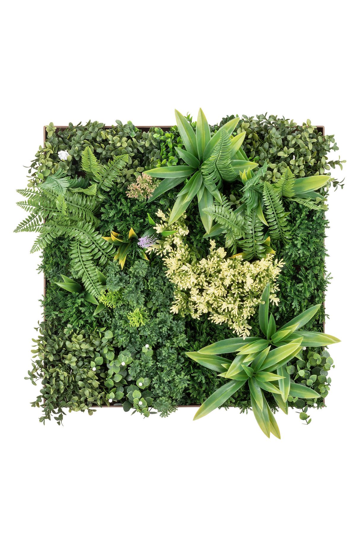 Dekogras Hannelore - Grün, KONVENTIONELL, Kunststoff (50/50cm) - Luca Bessoni