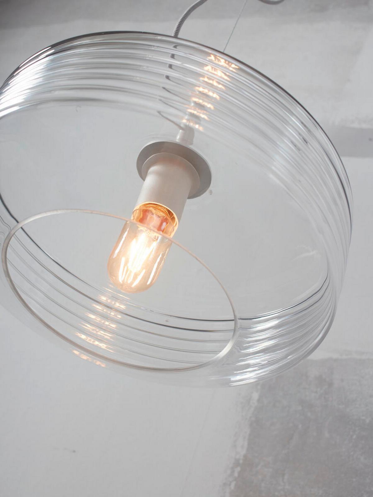 Hängeleuchte Verona - Transparent, Trend, Glas (35/31cm) - It's about Romi