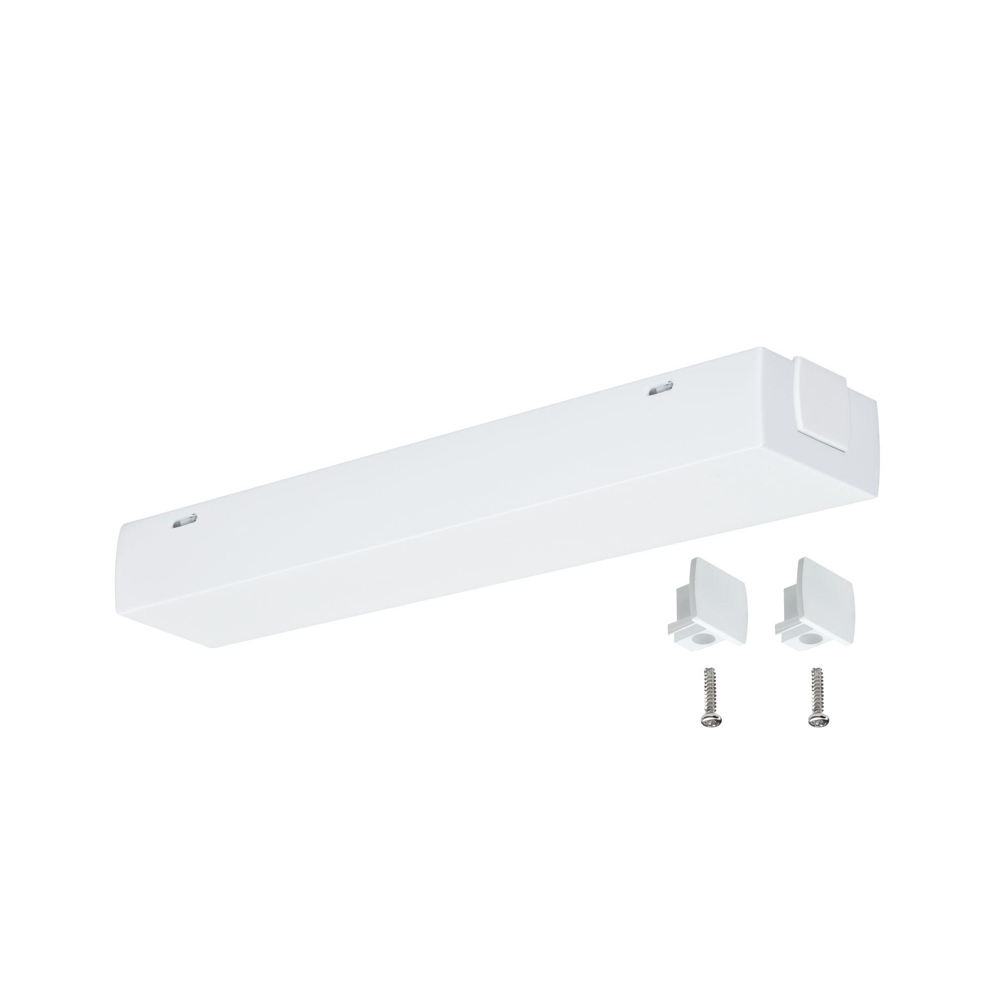 Schienensystem Urail Einspeiser 96886 Weiß - Weiß, Design, Metall (20,5/2,7/4,5cm) - Paulmann