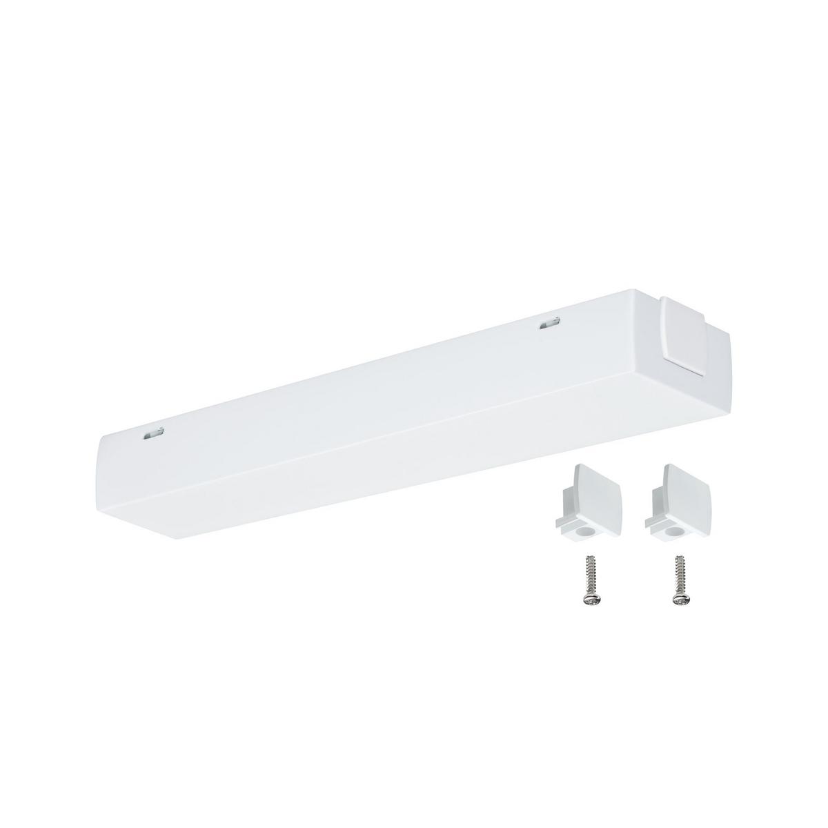 Schienensystem Urail Einspeiser 96886 Weiß - Weiß, Design, Metall (20,5/2,7/4,5cm) - Paulmann