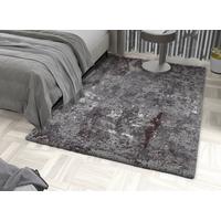 Webteppich Aubergine/Beige Timeline Quantum 80x150 cm - Beige/Aubergine, Design, Textil (80/150cm) - Novel