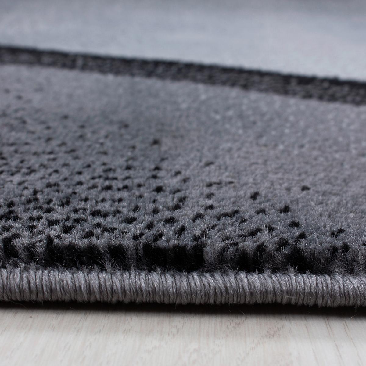 Webteppich Schwarz/Weiß Naturfaser Plus 160x230 cm - Schwarz/Weiß, Design, Textil (160/230cm)