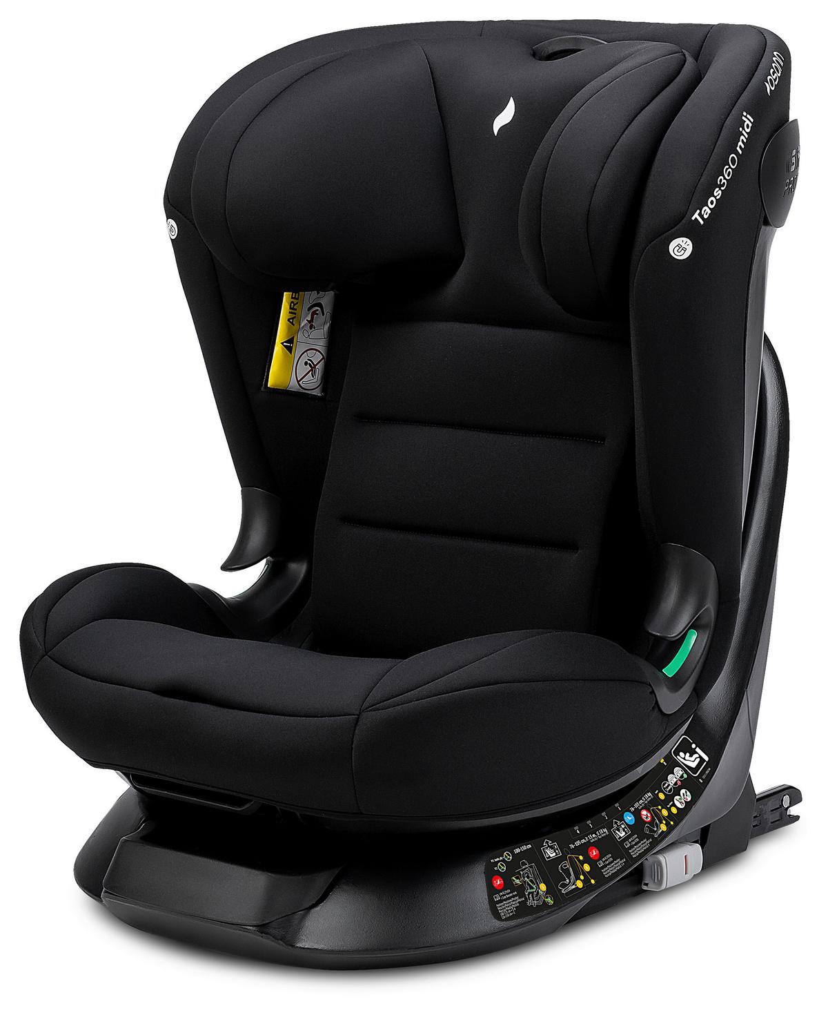 Reboarder-kindersitz Taos 360 Midi - Schwarz, Basics, Kunststoff (44/59,5/55cm) - Osann