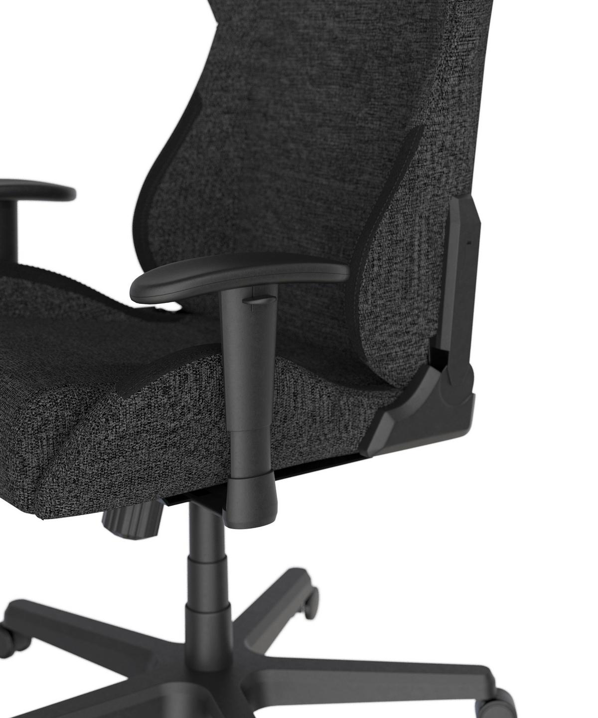 Gamingstuhl Formula Schwarz B: 70cm - Schwarz, KONVENTIONELL, Kunststoff/Textil (70/129/70cm) - Dxracer