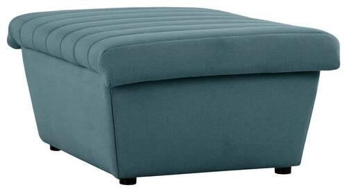 Hocker Looks Viii - Petrol/Schwarz, Design, Textil (90/43/105cm) - LOOKS by W.Joop