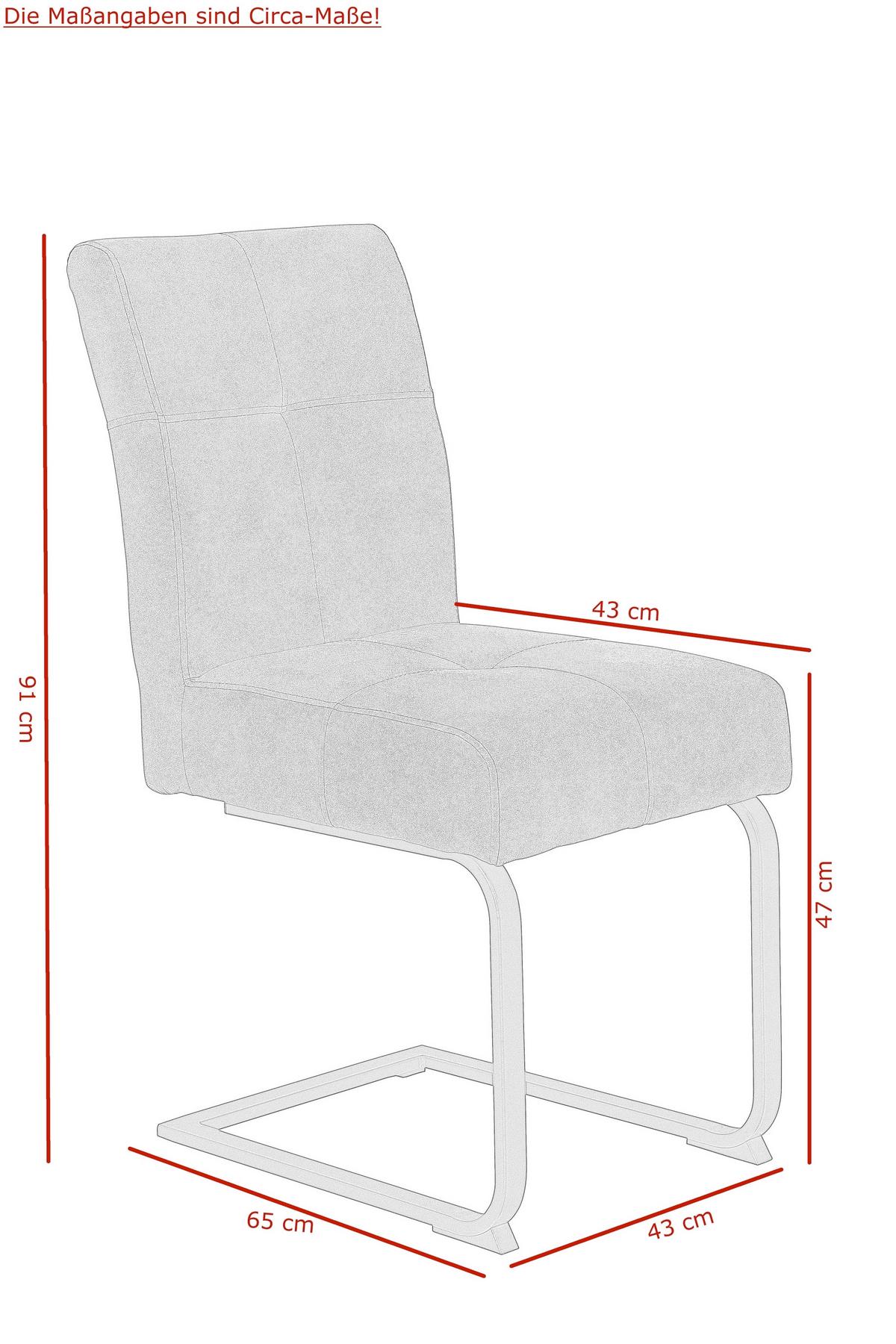 Tischgruppe Luise I G - Anthrazit/Eiche Artisan, MODERN, Holzwerkstoff/Textil (120-160/76/80cm) - MID.YOU