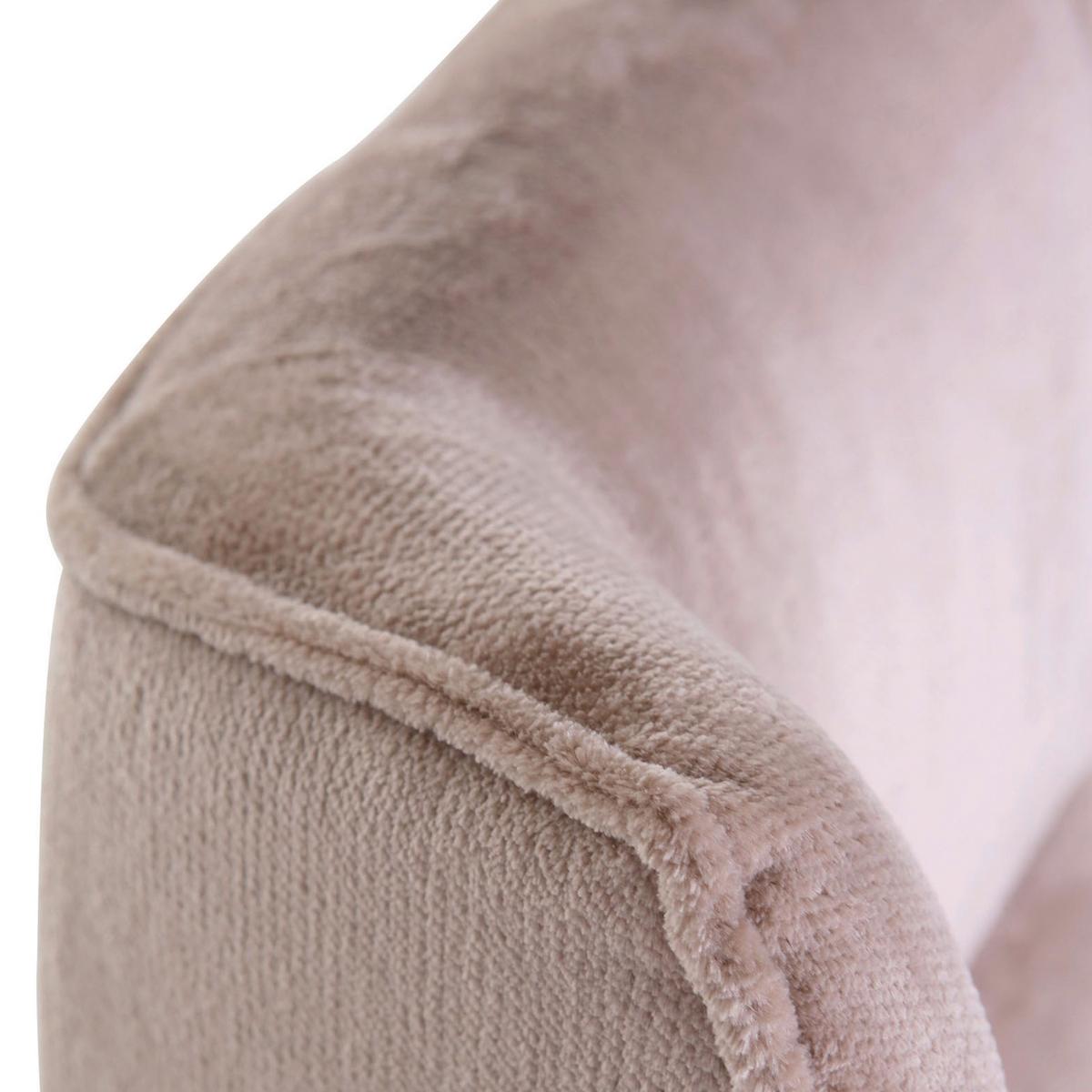 Ohrensessel Lorris - Beige/Schwarz, KONVENTIONELL, Textil (83/110/92cm) - MID.YOU