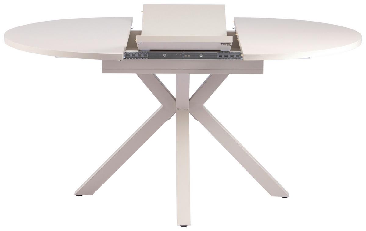 Esstisch Bozan AZ Kaschmir L: 110-150 cm - Kaschmir, MODERN, Holzwerkstoff/Metall (110/150/110/76cm) - Livetastic