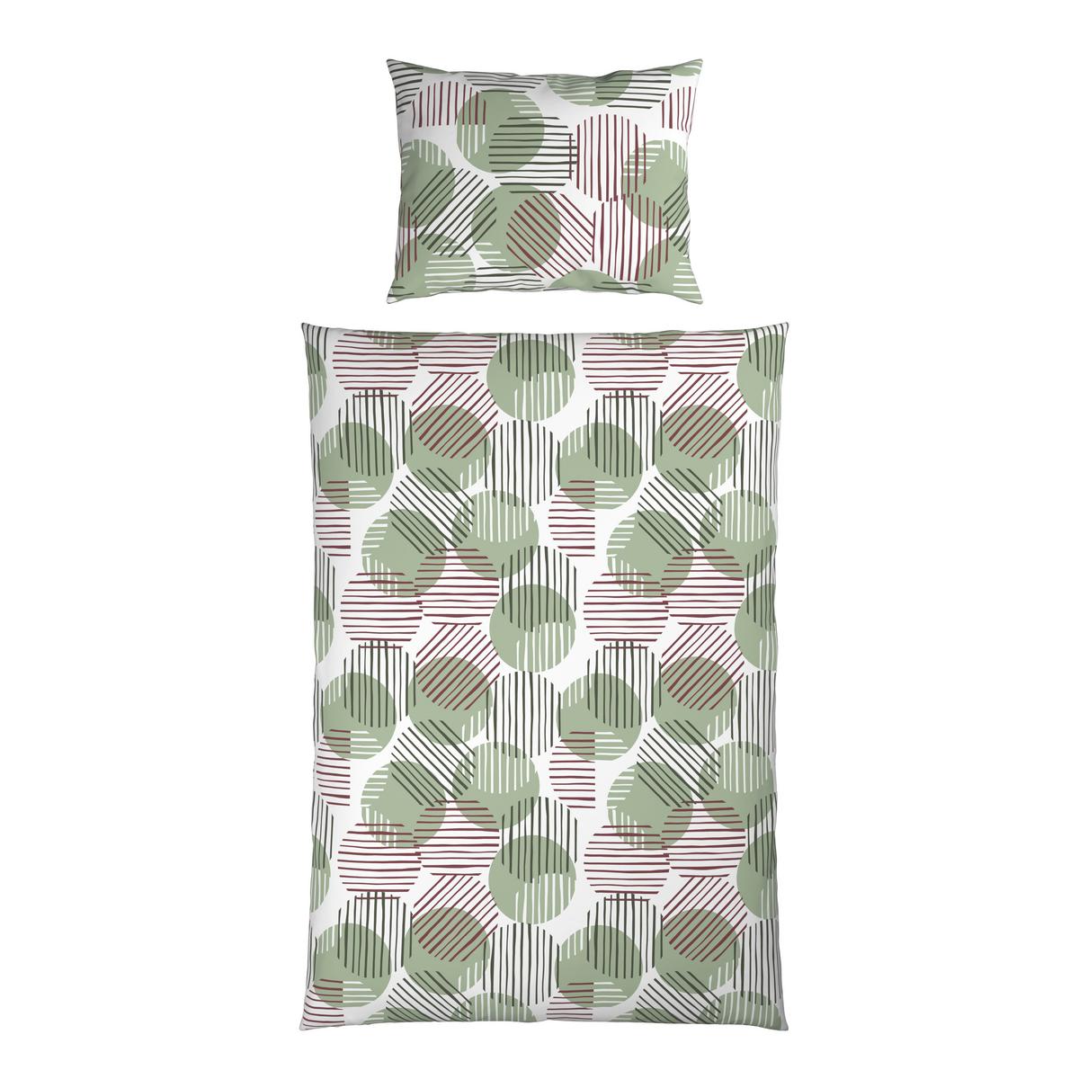 Bettwäsche Calgary - Grün, MODERN, Textil - Luca Bessoni