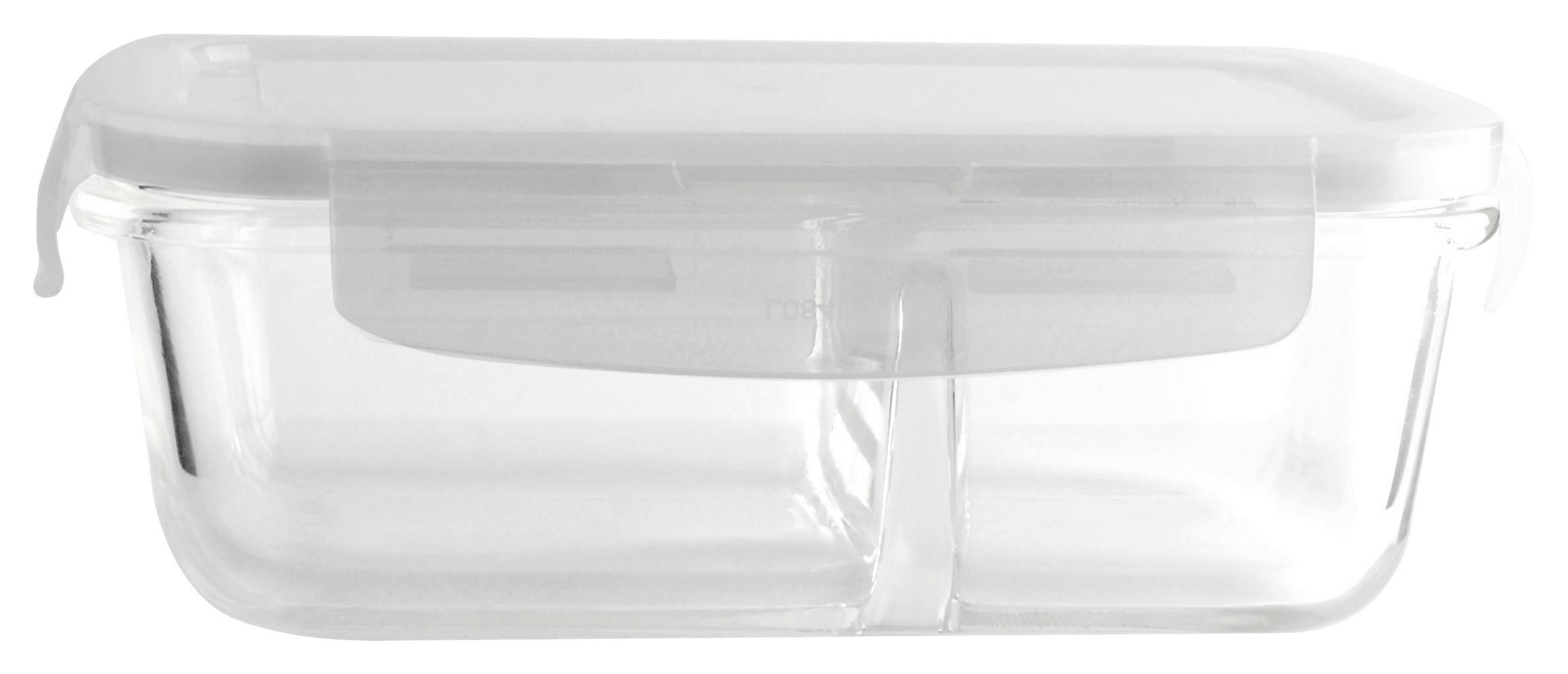 Krabička Na Potraviny Freshy - 0,65l - čiré, plast/sklo (13,5/19,4/6,7cm) - Premium Living