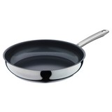 Bratpfanne Devil 24 DM: ca. 24 cm - Edelstahlfarben/Schwarz, Basics, Metall (24cm) - WMF