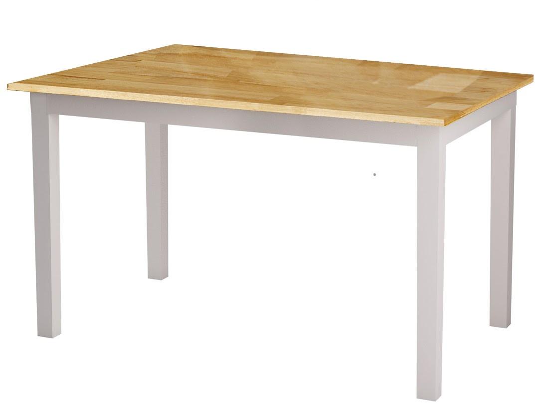 Esstisch Montana Weiß Kieferfarben - Weiß/Kieferfarben, MODERN, Holz/Holzwerkstoff (120/74/75cm) - MID.YOU