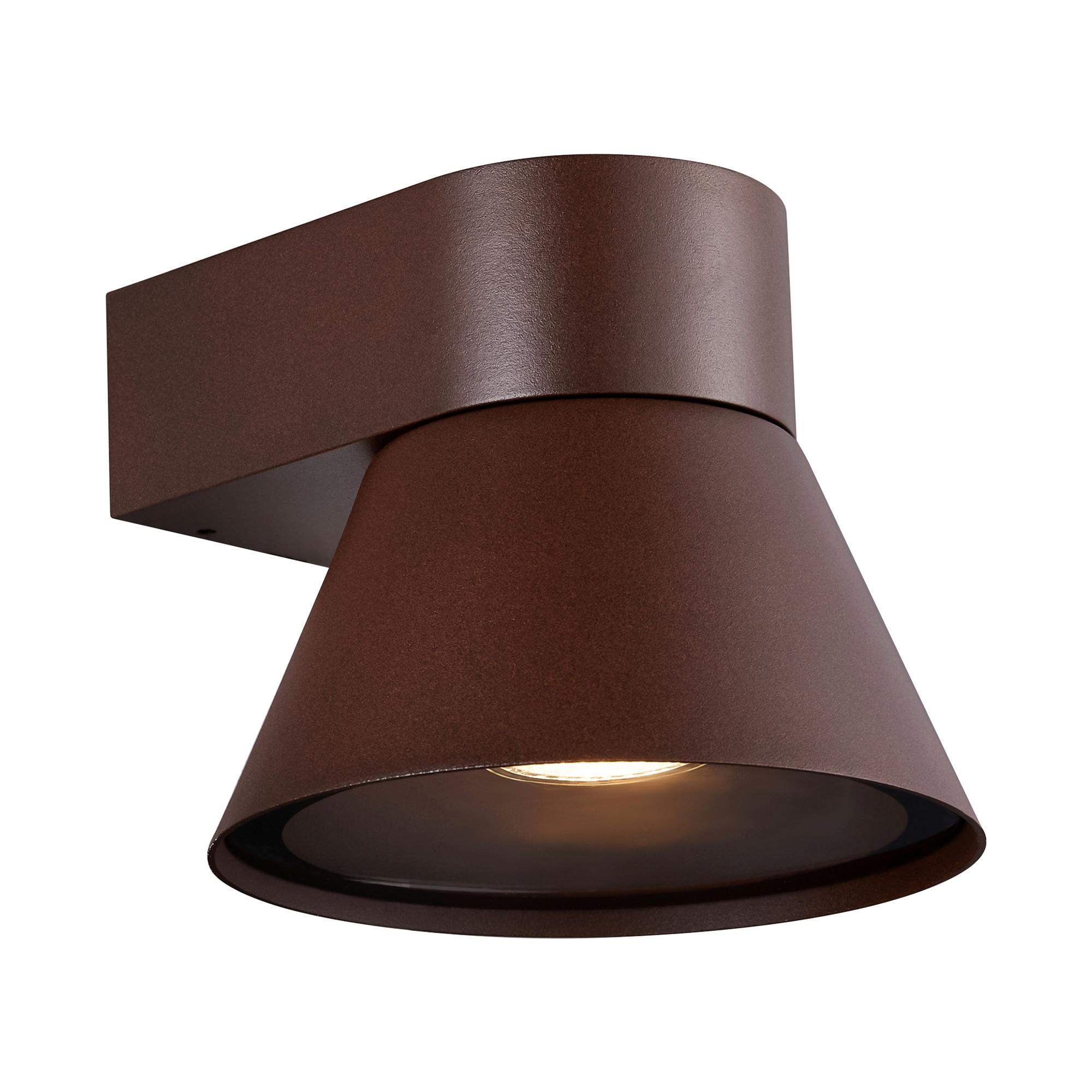 Außenwandleuchte Kyklop Cone Rostfarben - Rostfarben, Design, Metall (17,5cm) - Nordlux