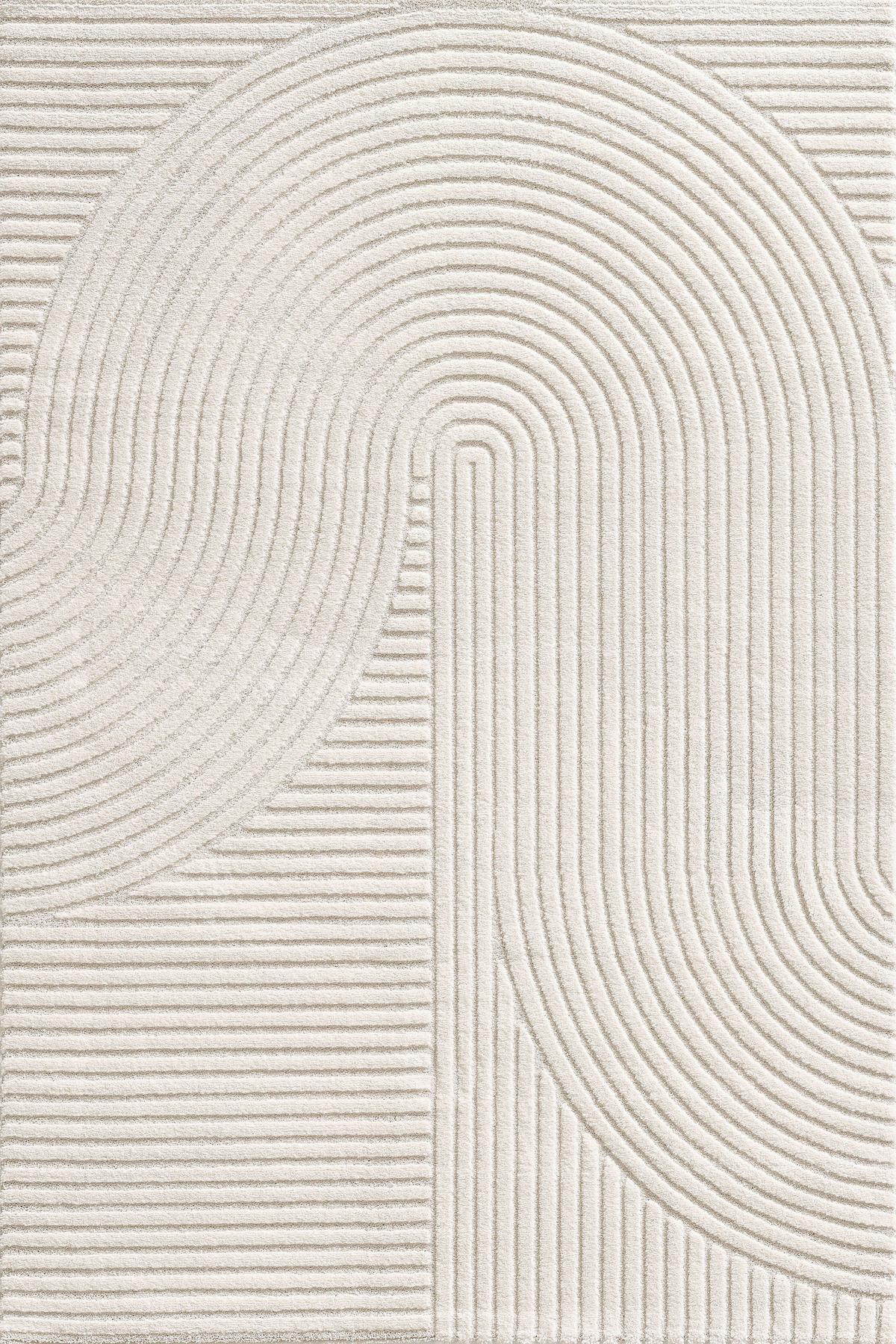 Webteppich Elio - Beige/Creme, KONVENTIONELL, Textil (160/230cm)
