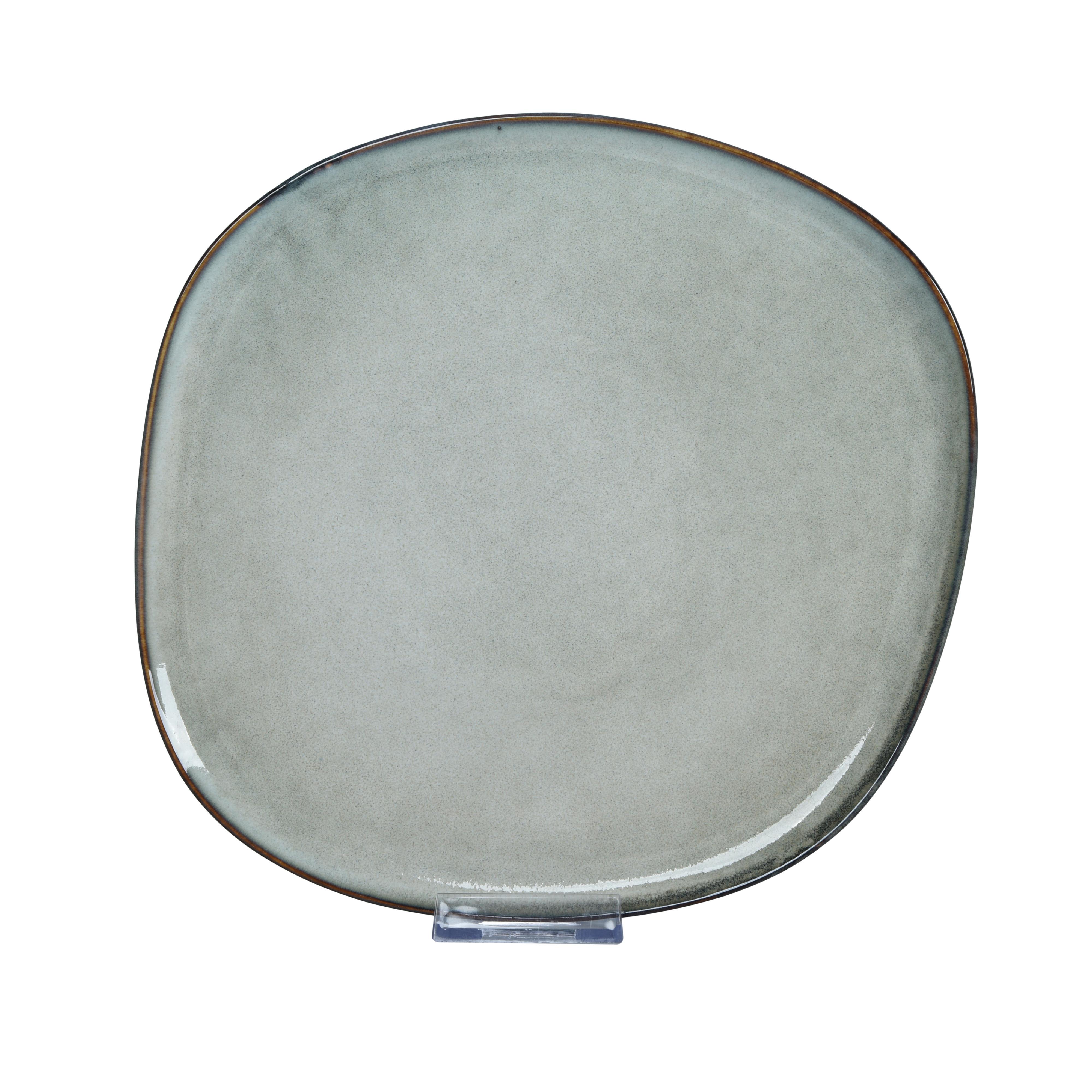 Speiseteller Chloe - Grau, LIFESTYLE, Keramik (25/28cm) - James Wood