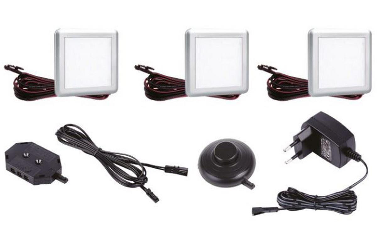 Unterbauleuchten-set Weiß Led-Leuchtmittel - Weiß, KONVENTIONELL, Kunststoff - MID.YOU