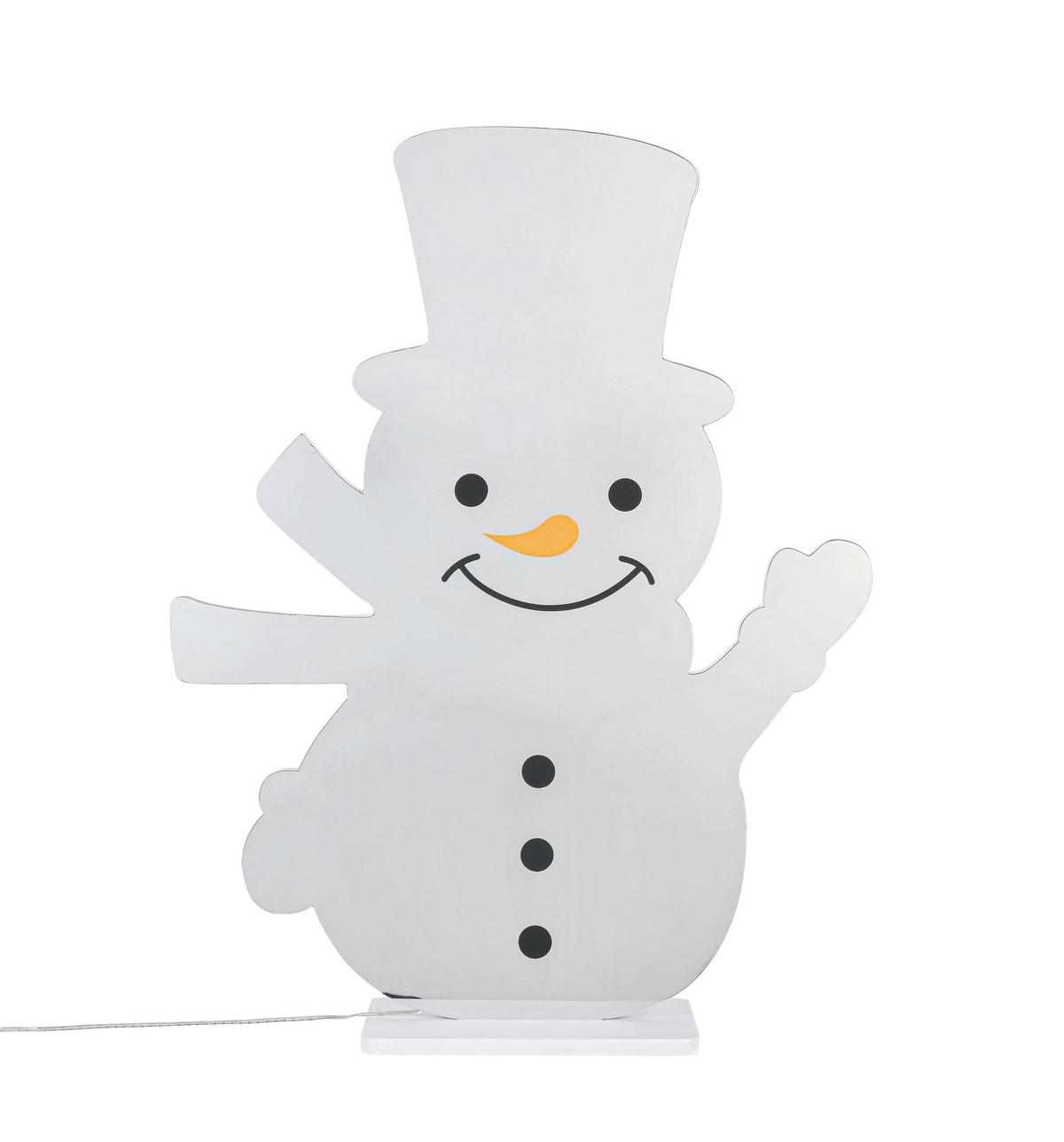 DEKORAČNÍ LED SVÍTIDLO SCHNEELI - bílá/barvy chromu, Design, plast (12/42,5/55cm) - Mömax