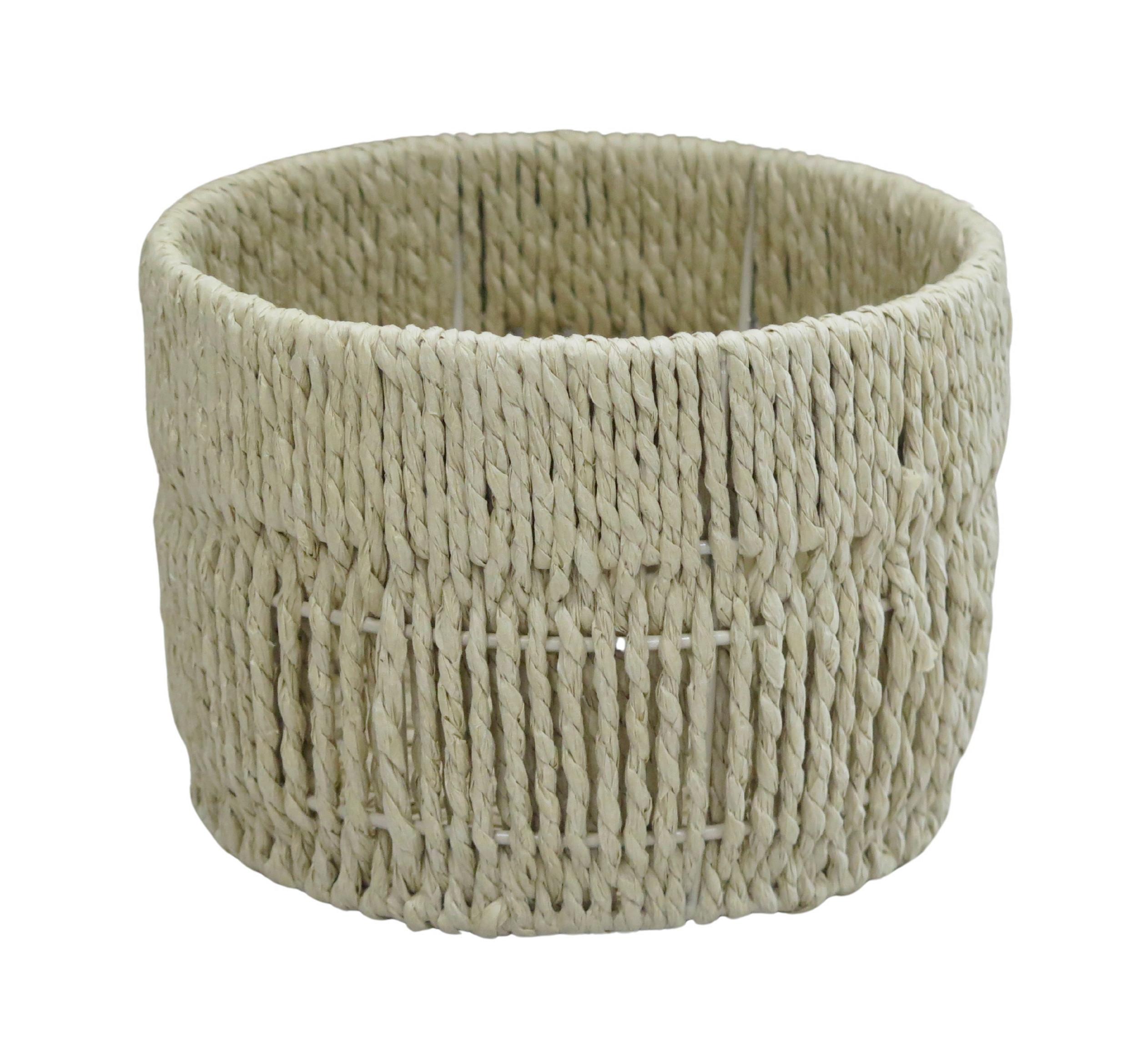 Košík CASEI ROUND -S- LAVEL ROUND - prírodná farba, Konventionell, kov/papier (18/13cm) - Mömax