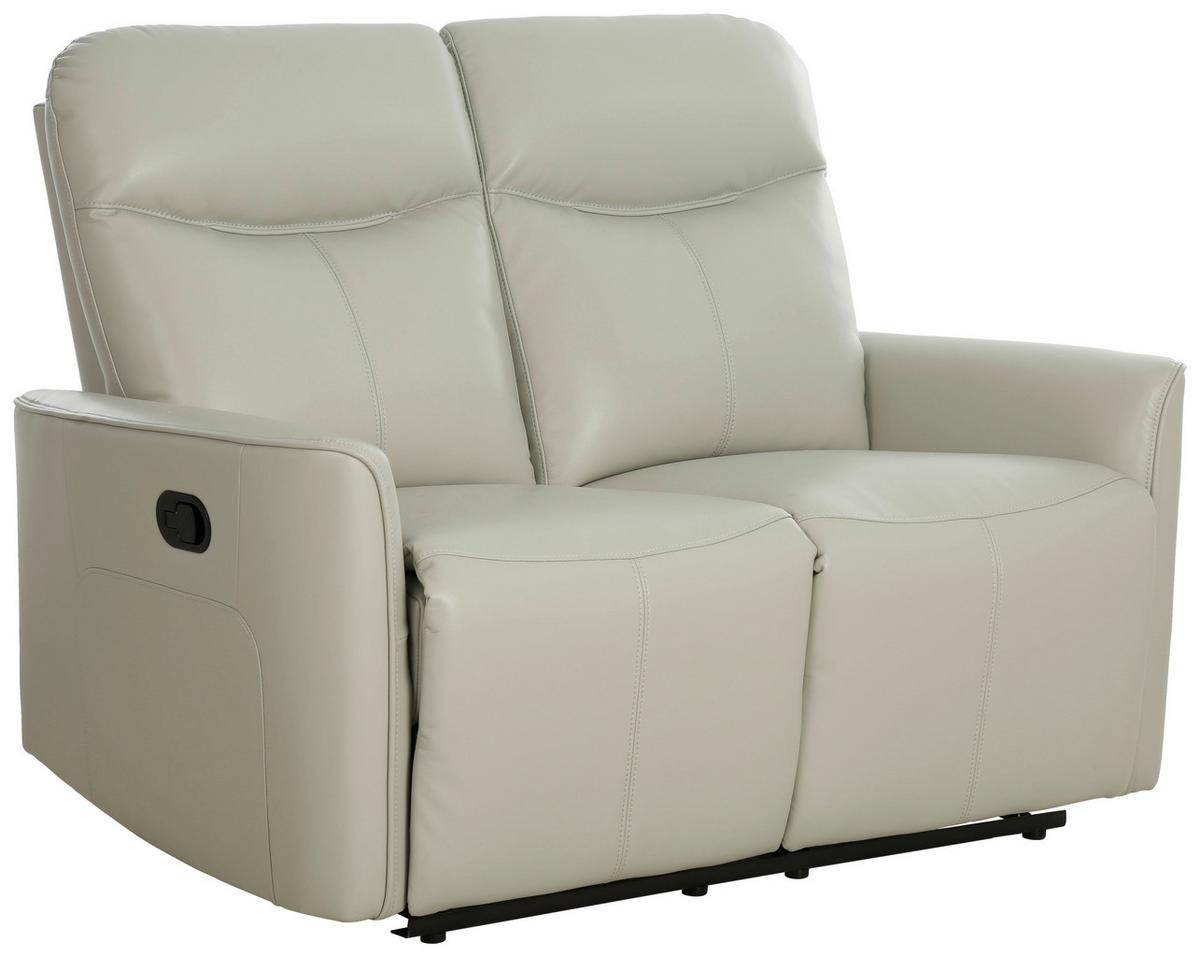 Sitzgarnitur 2-tlg. City Mit Relaxfunktion Grau - Grau, KONVENTIONELL, Textil (140/102/92cm) - P & B