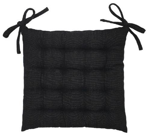 Poduška Chris, 40/40cm, Černá - černá, Moderní, textil (40/40cm) - Premium Living