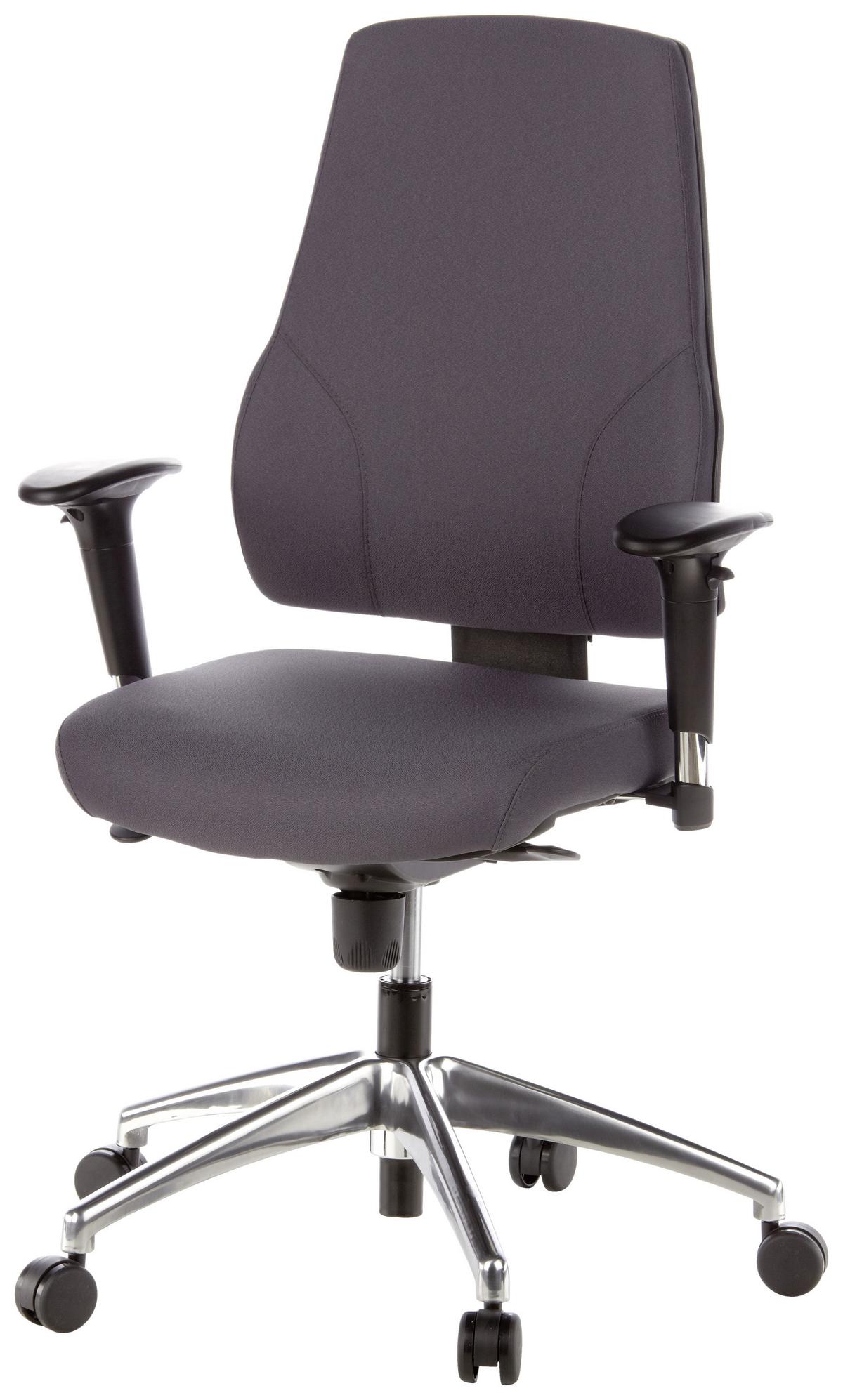 Drehstuhl Pro-Tec 200 Anthrazit - Anthrazit, MODERN, Kunststoff/Textil (60/126/45cm) - MID.YOU