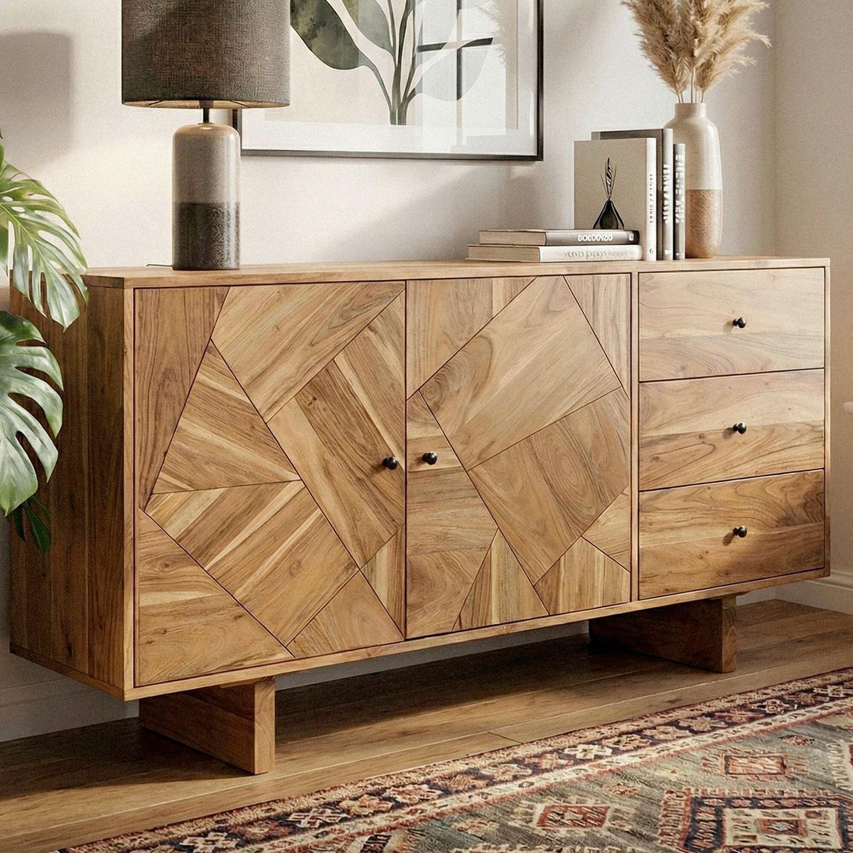 SIDEBOARD Akaziefarben B: 150cm - Akaziefarben, Design, Holz (150/75/45cm) - Livetastic