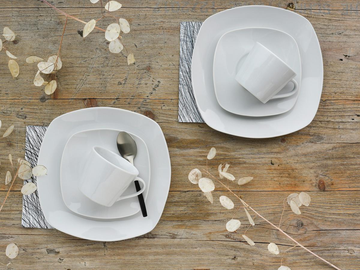 Kaffeeservice Amelie Porzellan 6 Personen - Weiß, Basics, Keramik - Creatable