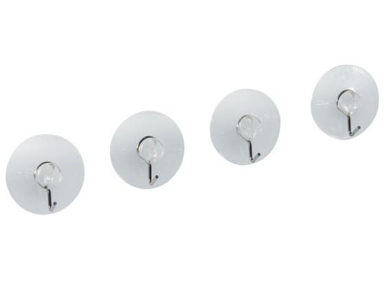 Saughaken Ø 4,5 cm - Transparent, KONVENTIONELL, Kunststoff (4,5cm) - Fackelmann Saughaken Ø 4,5 cm - Transparent, KONVENTIONELL, Kunststoff (4,5cm) - Fackelmann