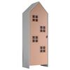 Kinderkleiderschrank Casami - Pink/Weiß, MODERN, Holzwerkstoff (57,6/171,3/37cm) - MID.YOU