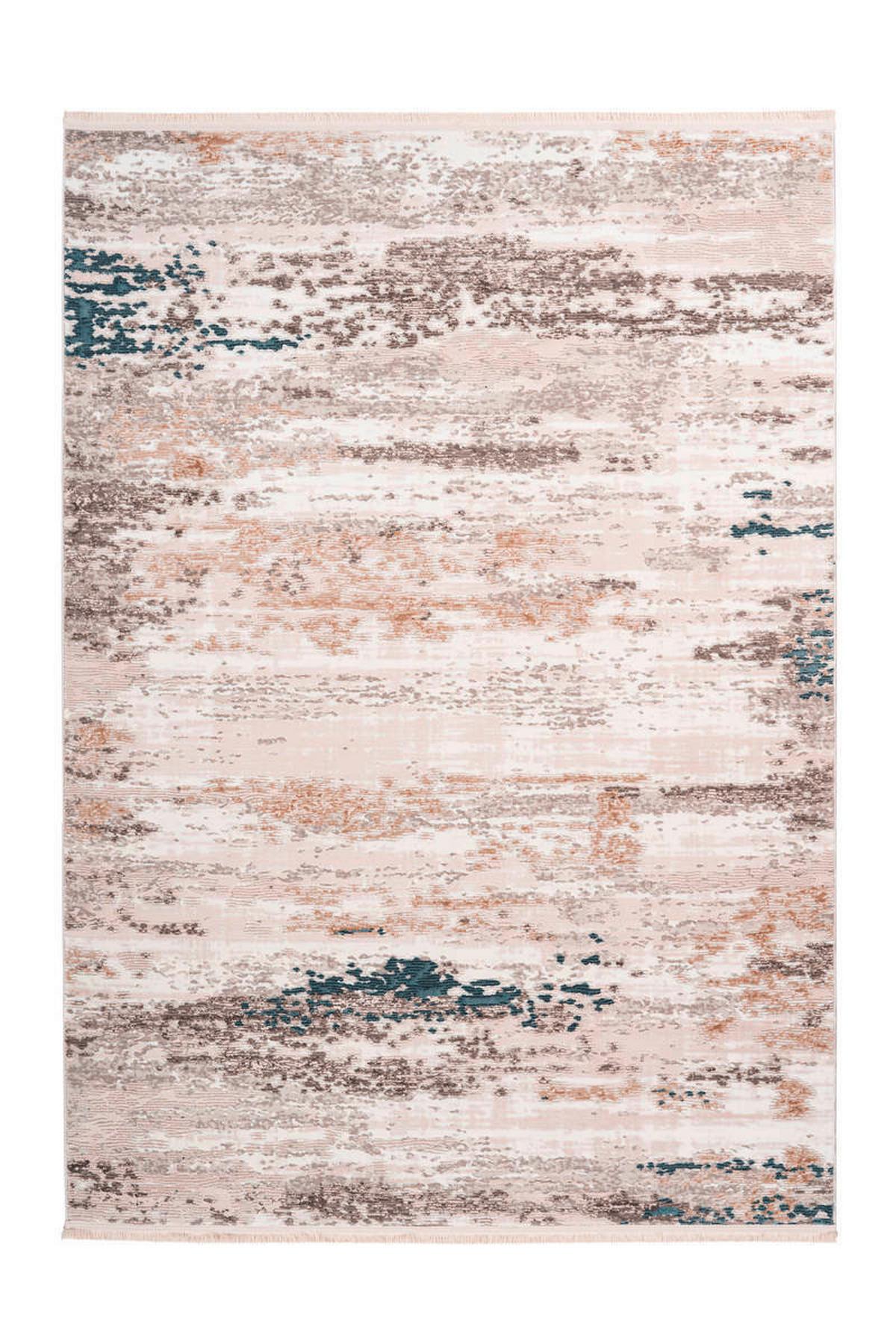 Webteppich Blau/Grau Akropolis 200x300 cm - Blau/Grau, Design, Textil (200/300cm) - Kayoom