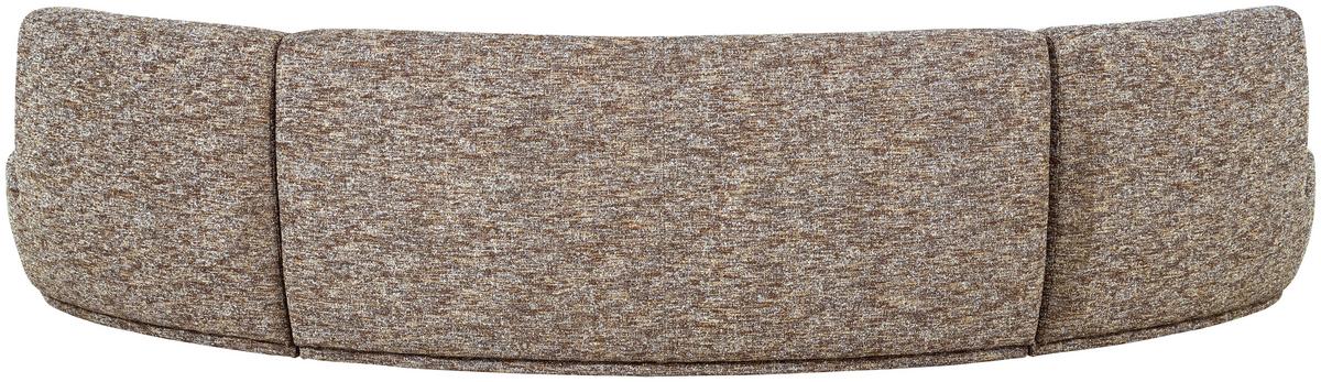 BIGSOFA Batavier Hellbraun B: 320cm - Hellbraun/Schwarz, Design, Textil (320/74/174cm) - Livetastic