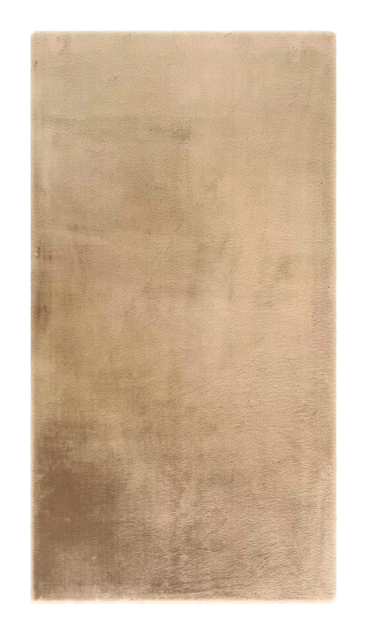 Fellteppich Margarete - Sandfarben, Textil (80/150cm) - Luca Bessoni