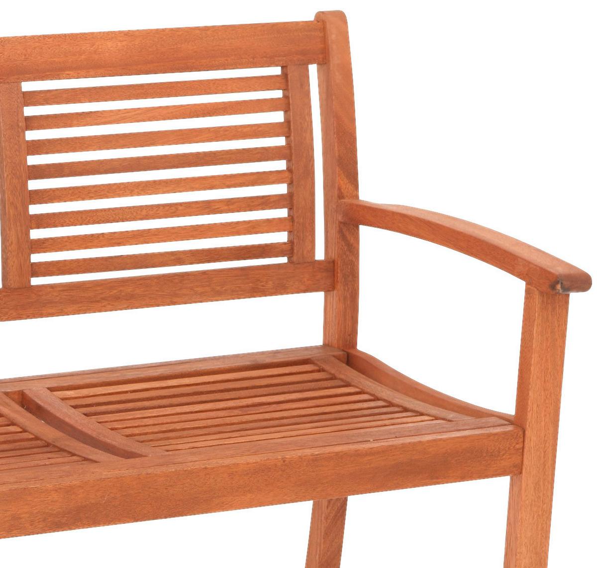 Gartenbank Echtholz 3-sitzer Cordoba Mit Rückenlehne - Naturfarben, Basics, Holz (160/90/58cm) - Gardenson