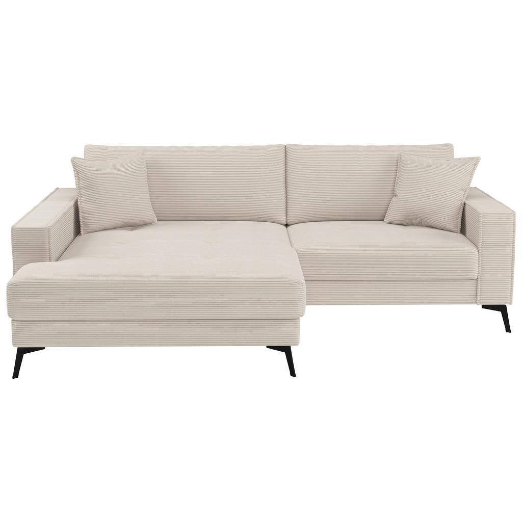 Ecksofa Ted Creme S: 174x228 cm