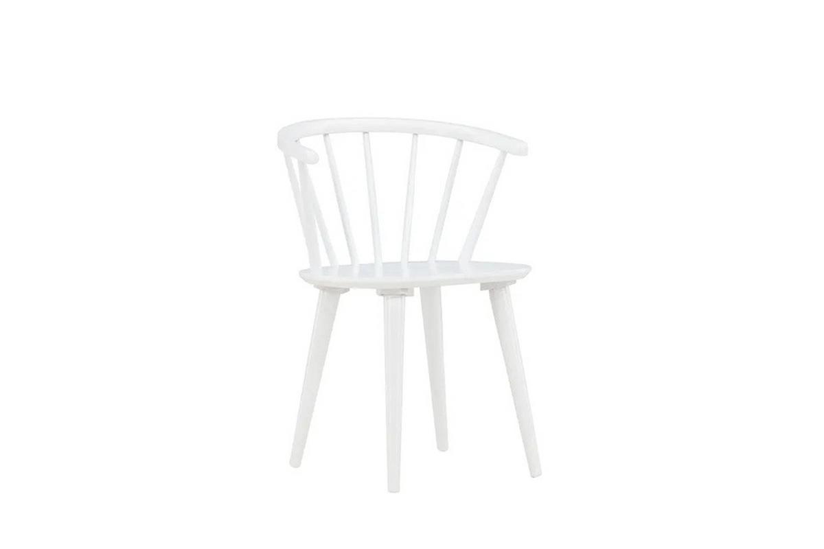STUHL-SET Bobby Weiß 2-teilig - Weiß, MODERN, Holz (55/76/53cm) - Livetastic