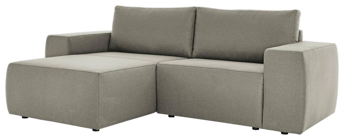 Ecksofa Looks II - Schwarz/Braun, Design, Textil (160/242cm) - LOOKS by W.Joop