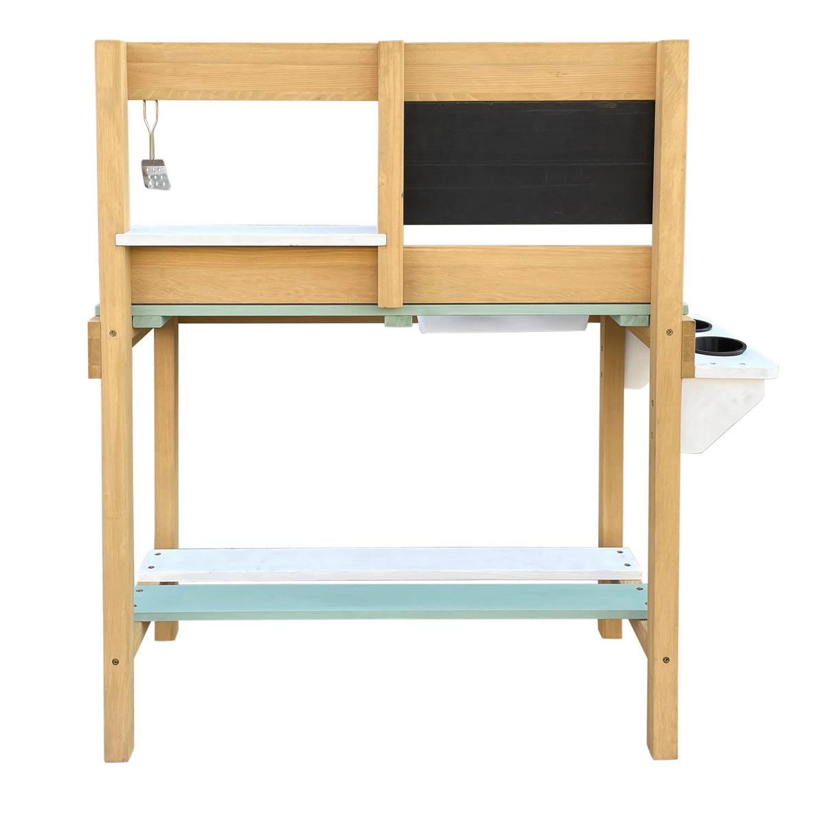 Sand- und Wassertisch A031.038.00 - Braun/Weiß, KONVENTIONELL, Holz (80/88/33cm) - Ambia Garden