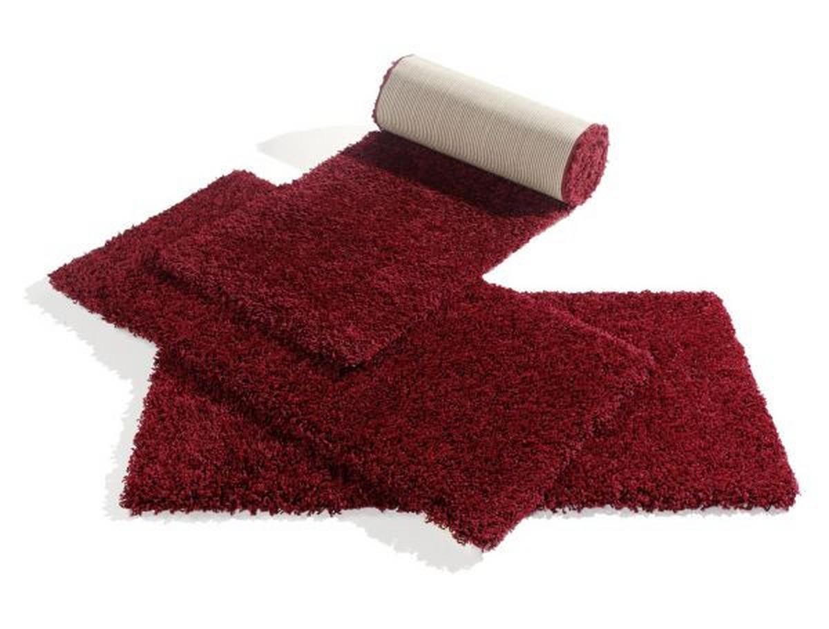 Hochflorteppich Fashion Shaggy Rot 80x200 cm - Rot, Basics, Textil (80/200cm) - Novel