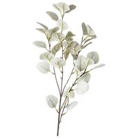 Eukalyptuszweig weiß 73 cm - Hellrosa/Weiß, MODERN, Kunststoff (73cm)