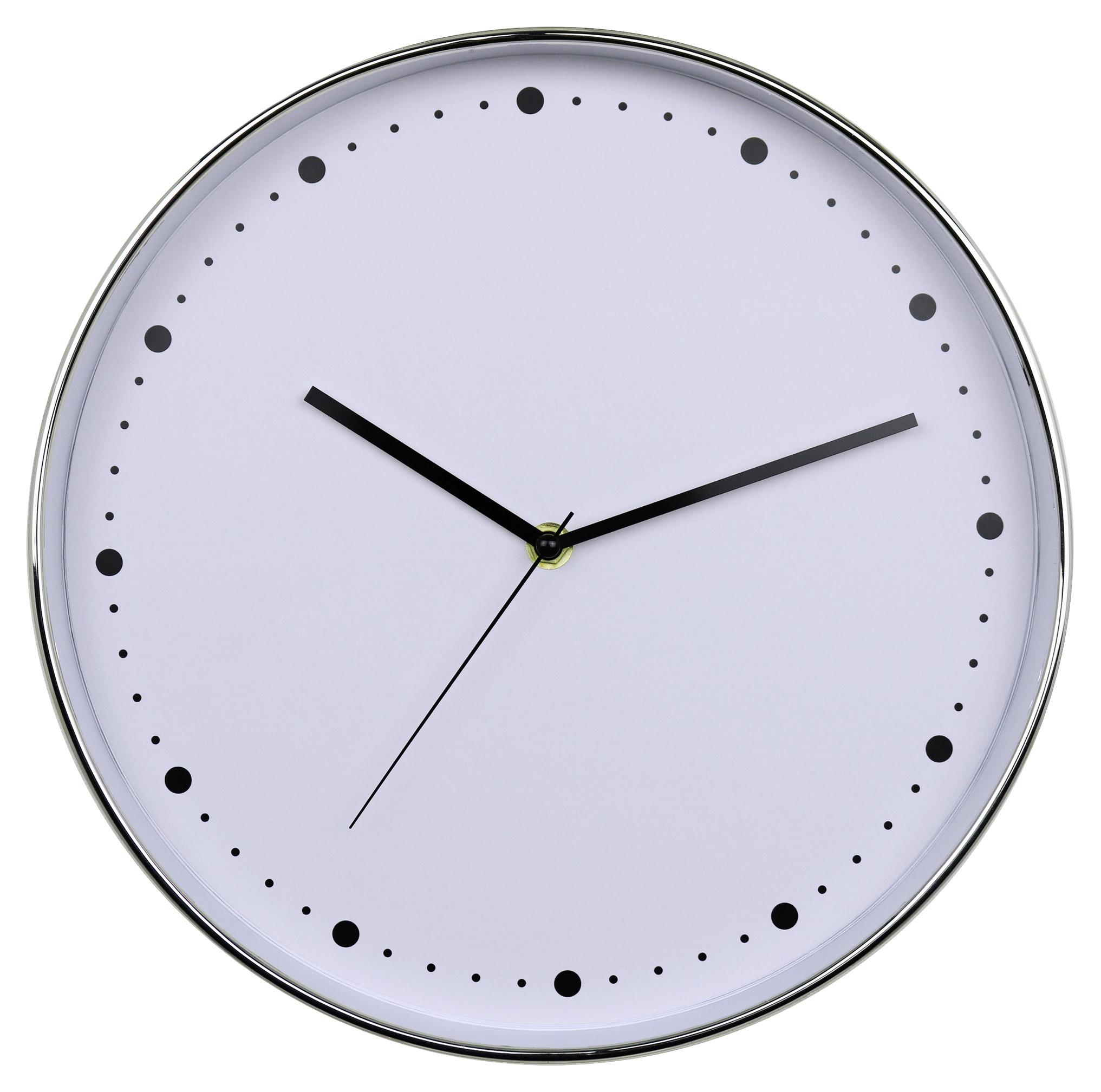 Wanduhr Naomi Versch. Designs, D: 30 cm - Silberfarben, Basics, Kunststoff (30cm) - Ondega